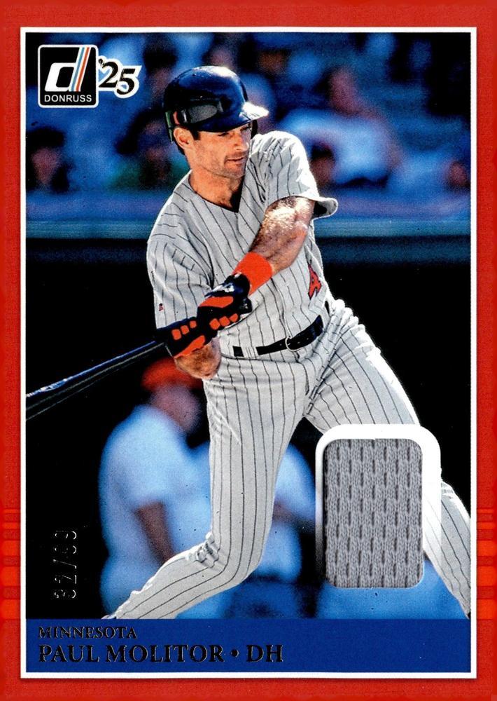 Paul Molitor [Red] #MAT-PM