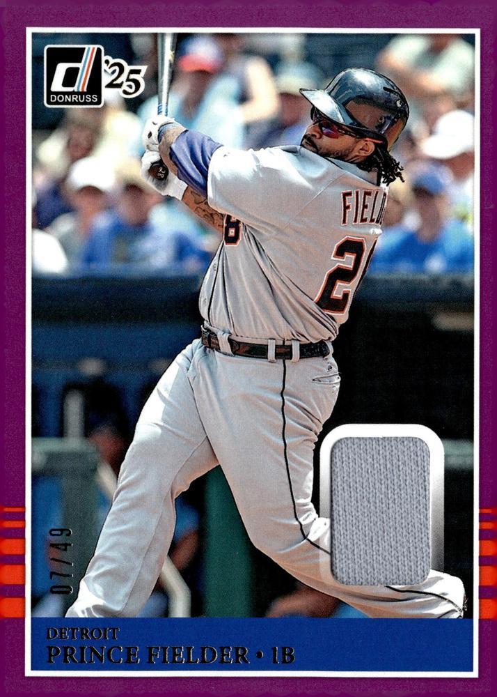 Prince Fielder [Purple] #MAT-PF