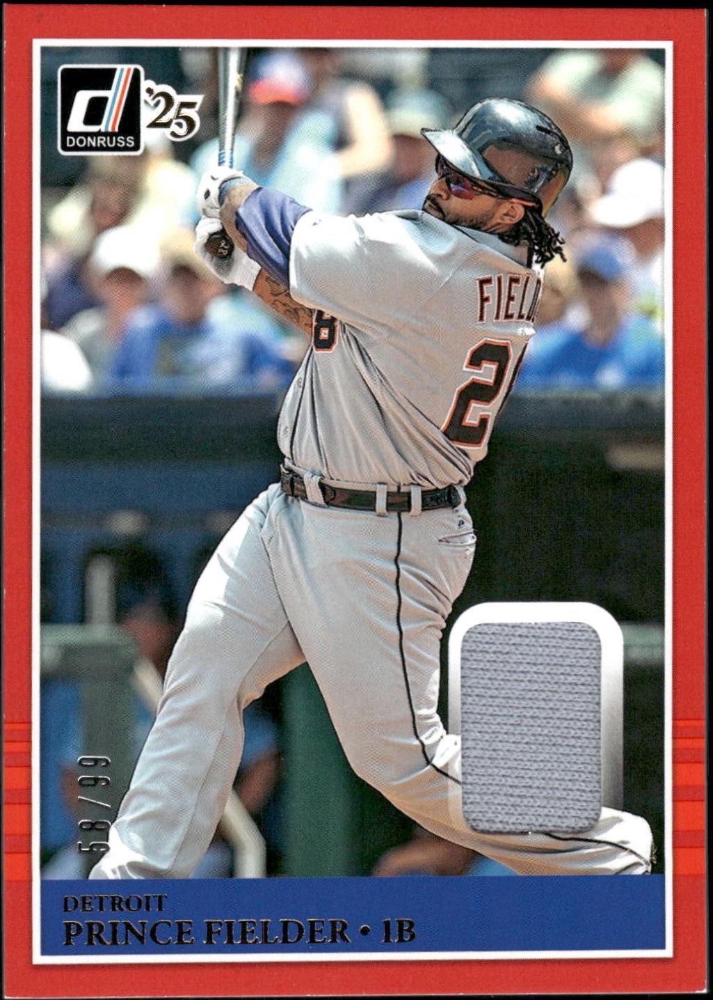 Prince Fielder [Red] #MAT-PF