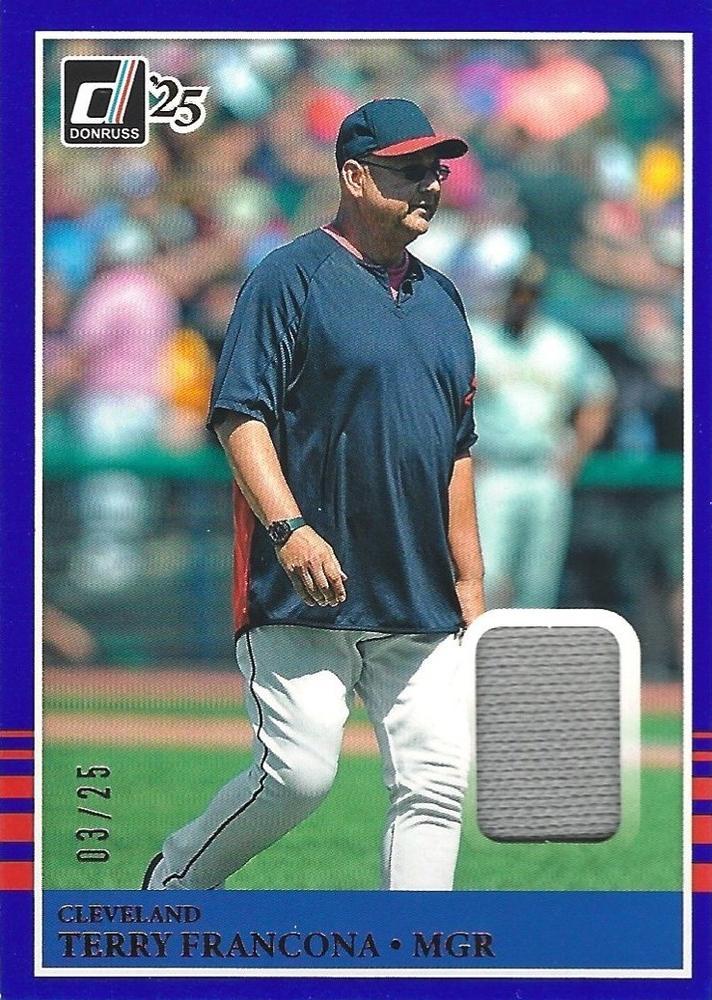 Terry Francona [Blue] #MAT-TF