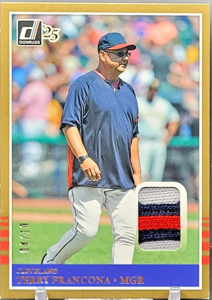 Terry Francona [Gold] #MAT-TF