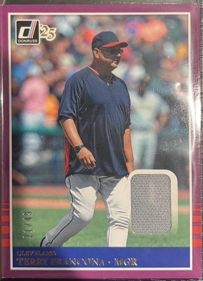 Terry Francona [Purple] #MAT-TF