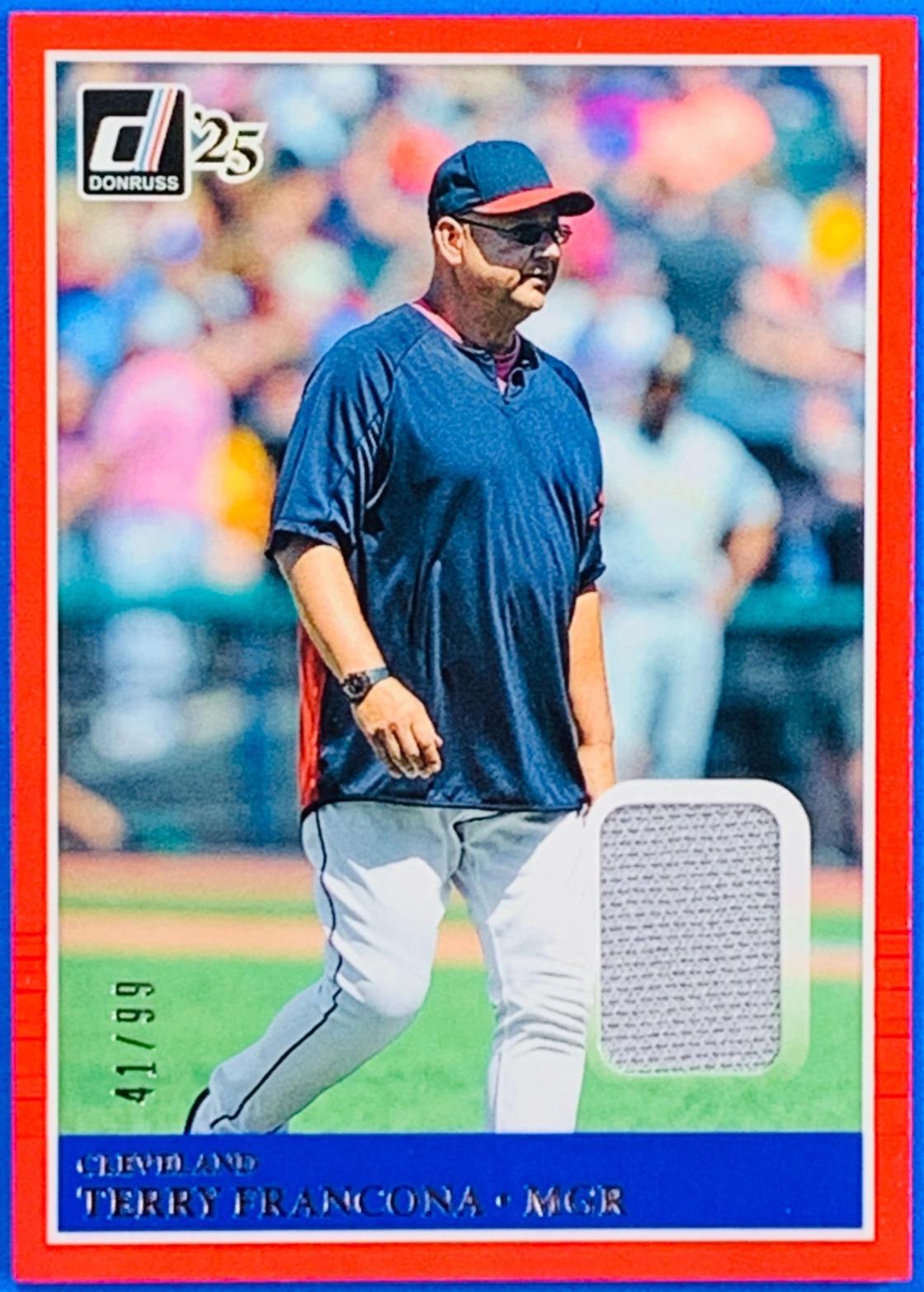 Terry Francona [Red] #MAT-TF