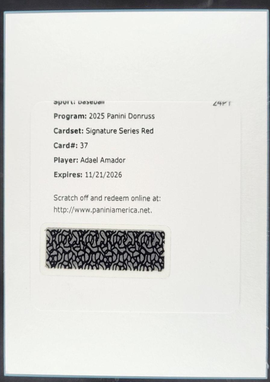 Adael Amador [Red] #37