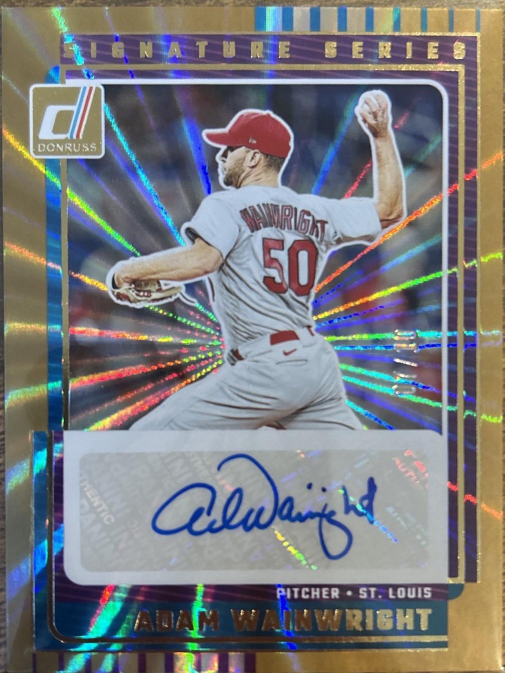 Adam Wainwright [Gold Laser] #SG-AWT