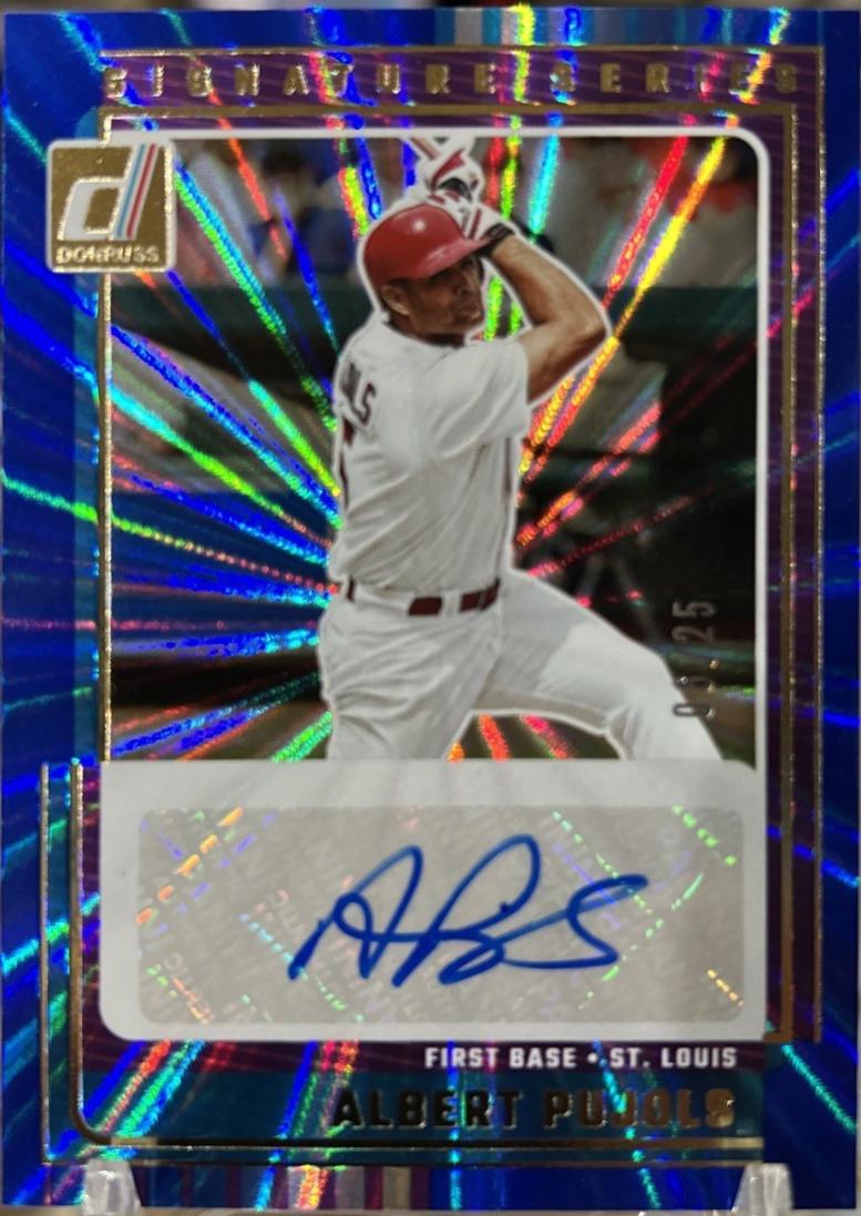 Albert Pujols [Blue Laser] #SG-APJ
