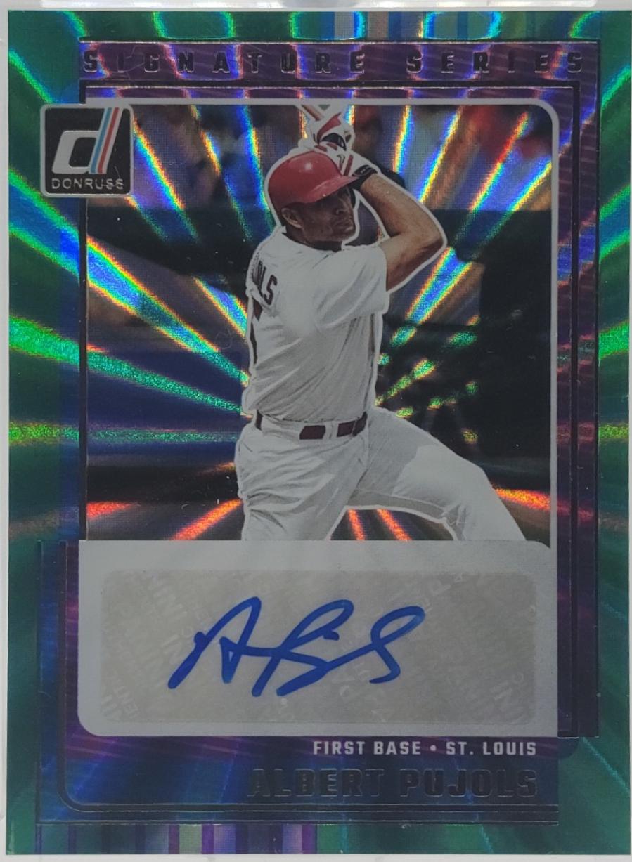 Albert Pujols [Green Laser] #SG-APJ