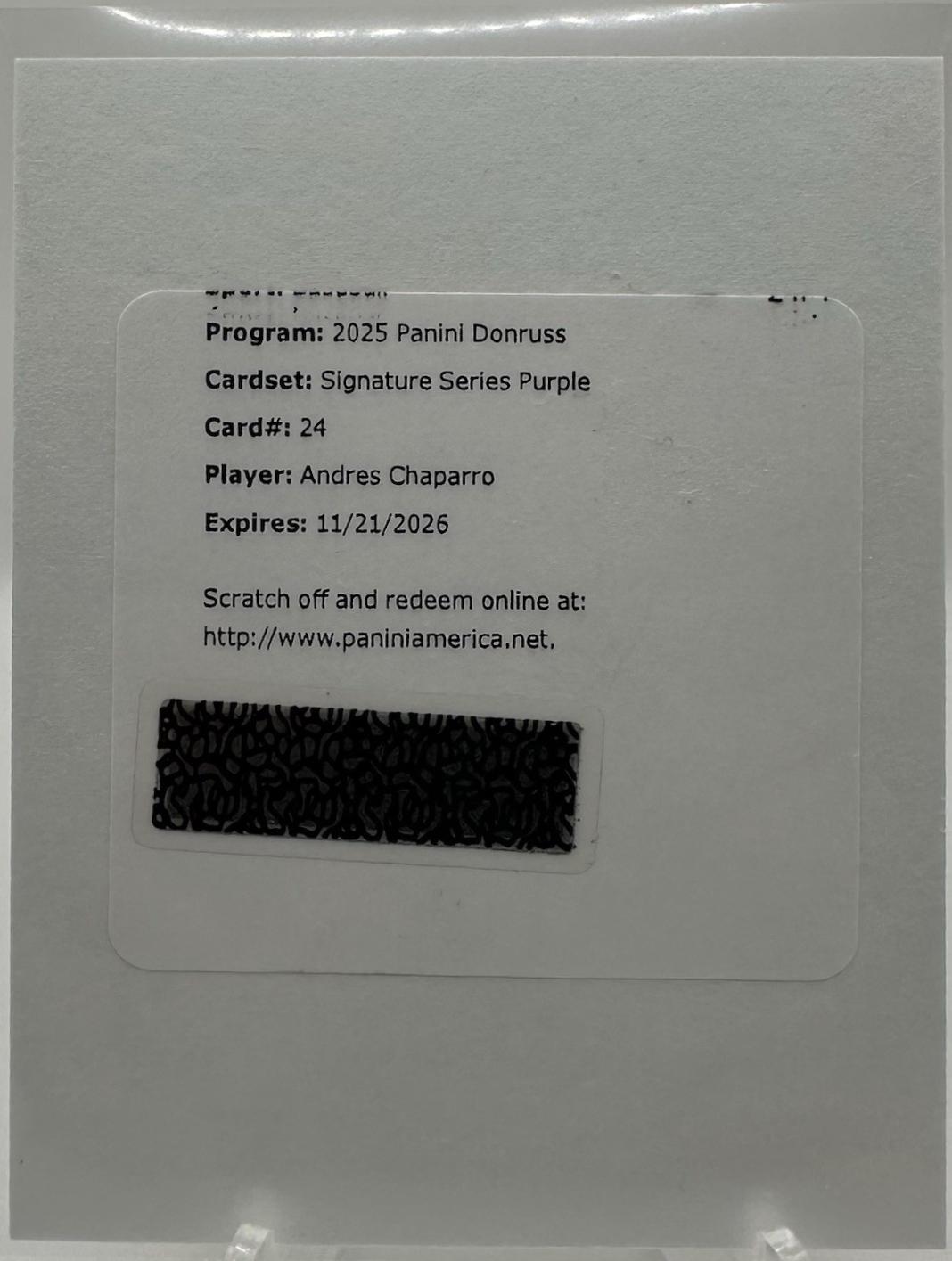 Andres Chaparro [Purple] #24