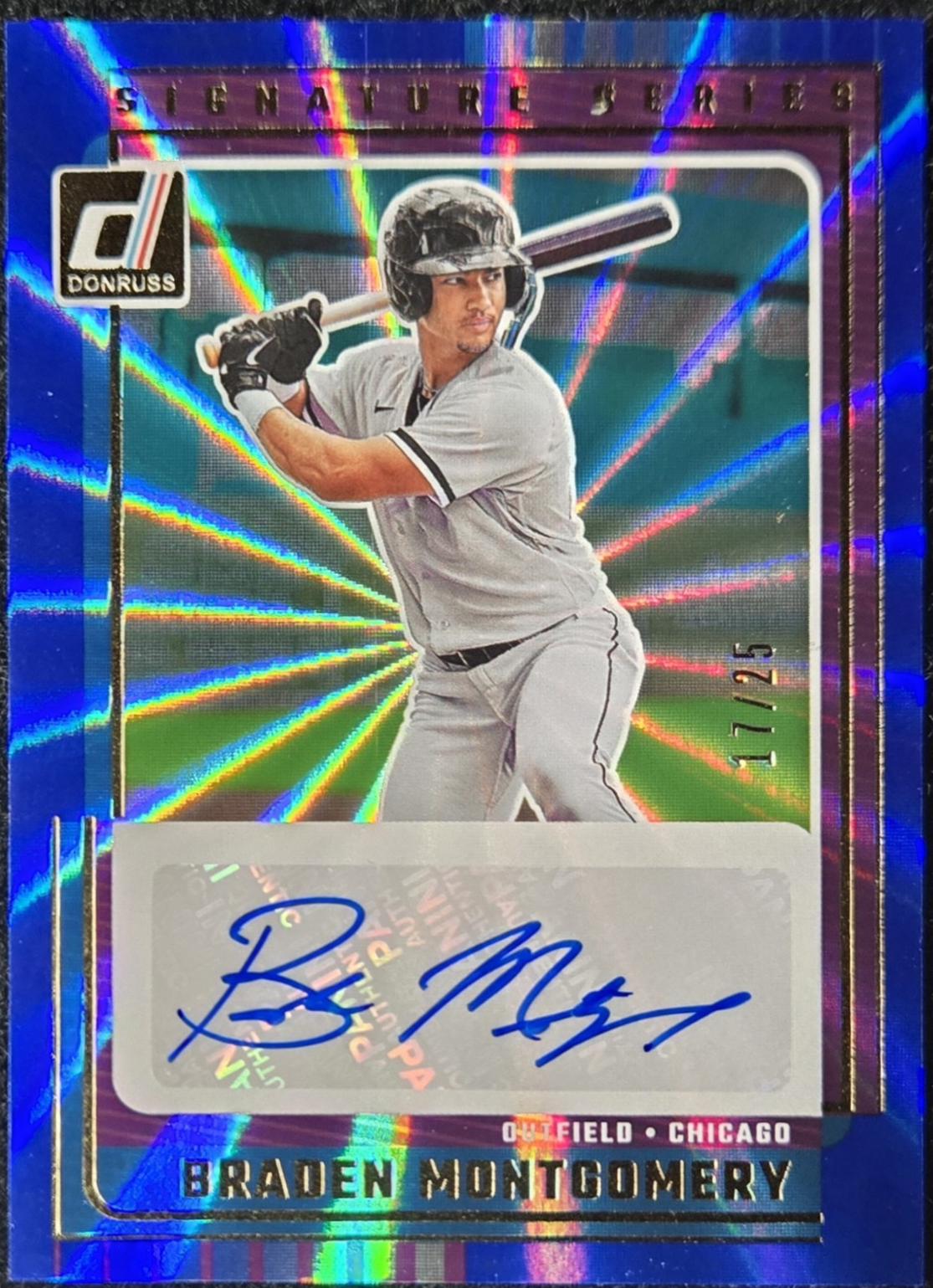 Braden Montgomery [Blue Laser] #SG-BMG