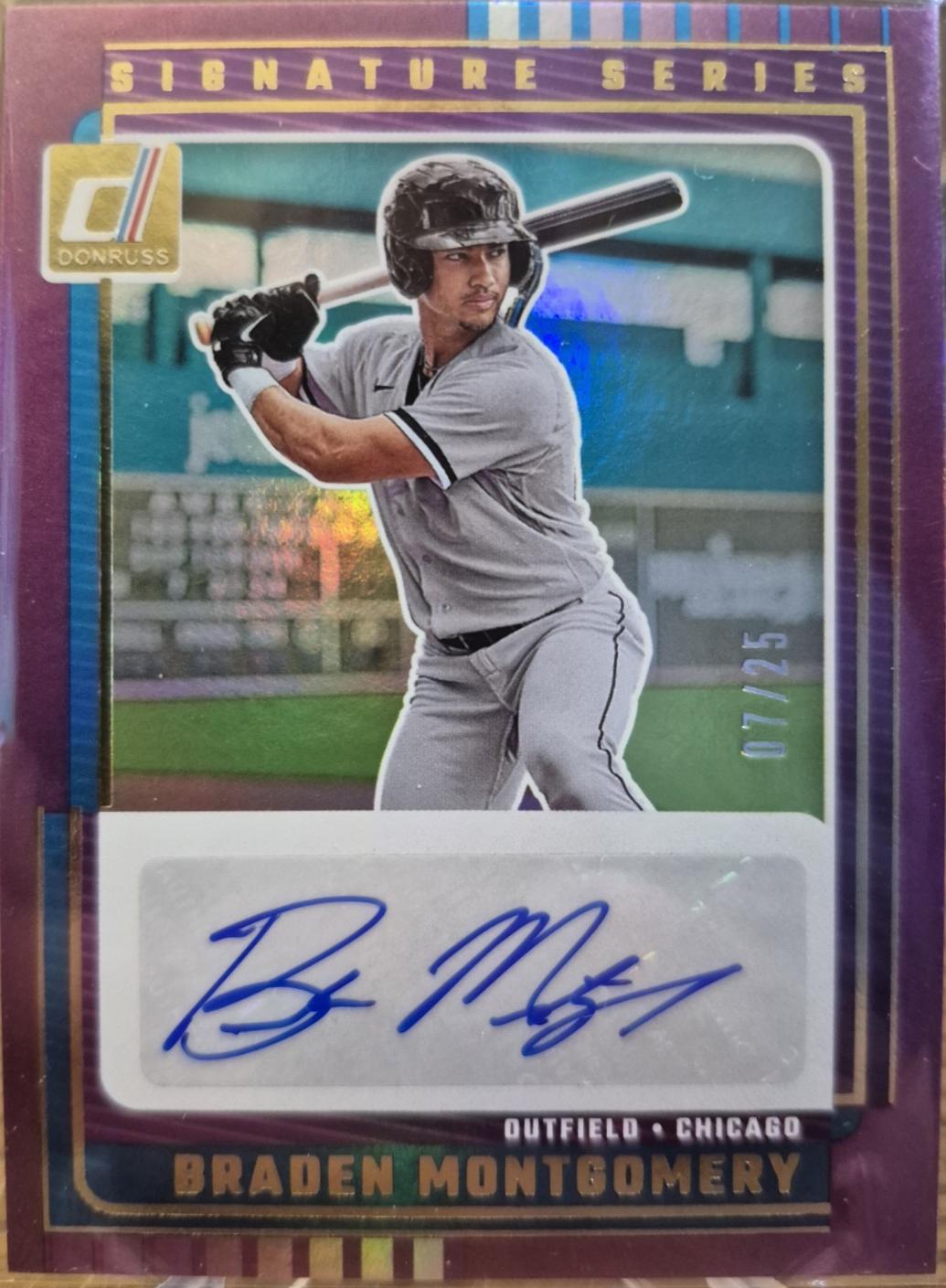 Braden Montgomery [Purple] #SG-BMG