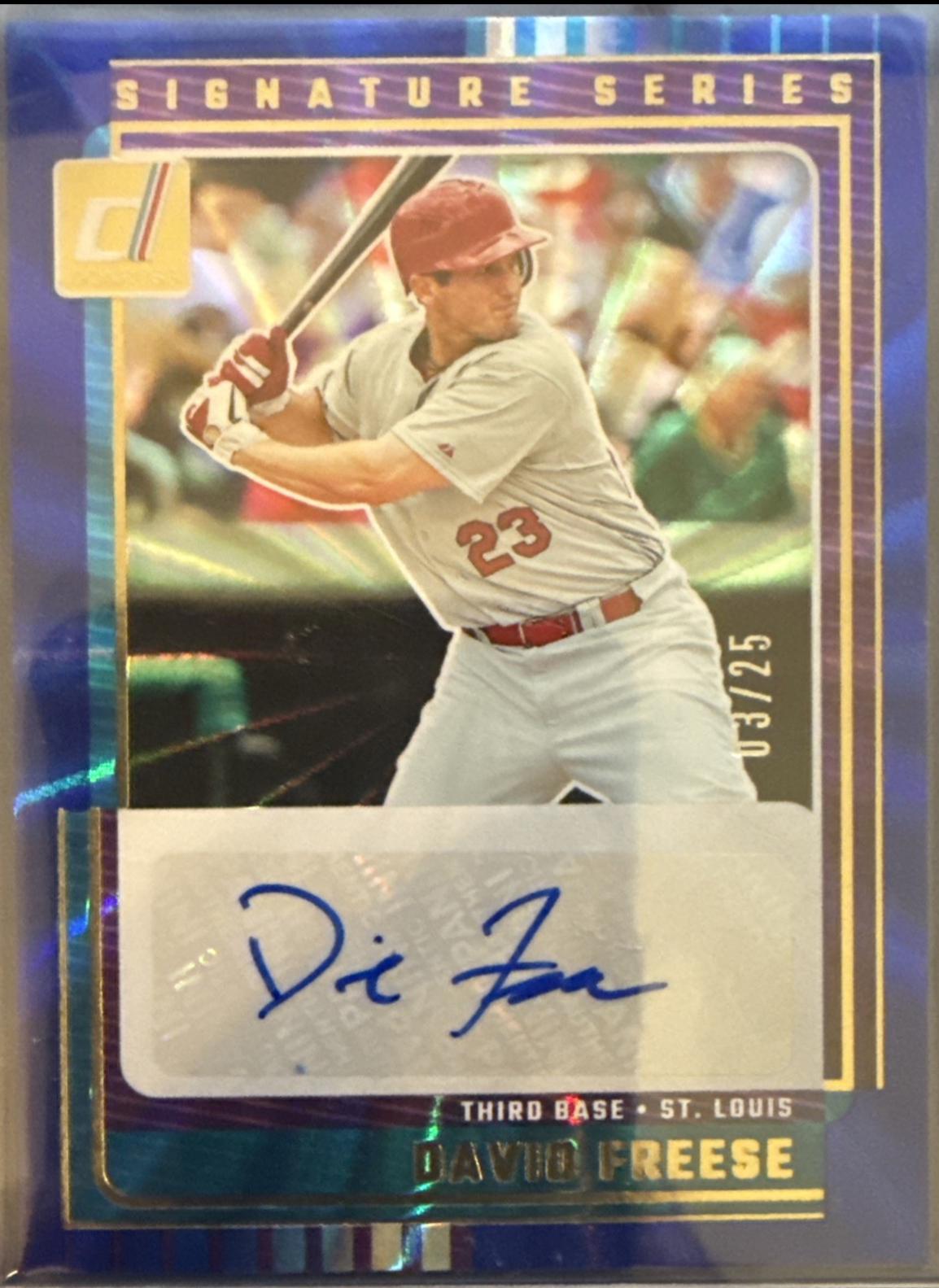 David Freese [Blue Laser] #SG-DFR