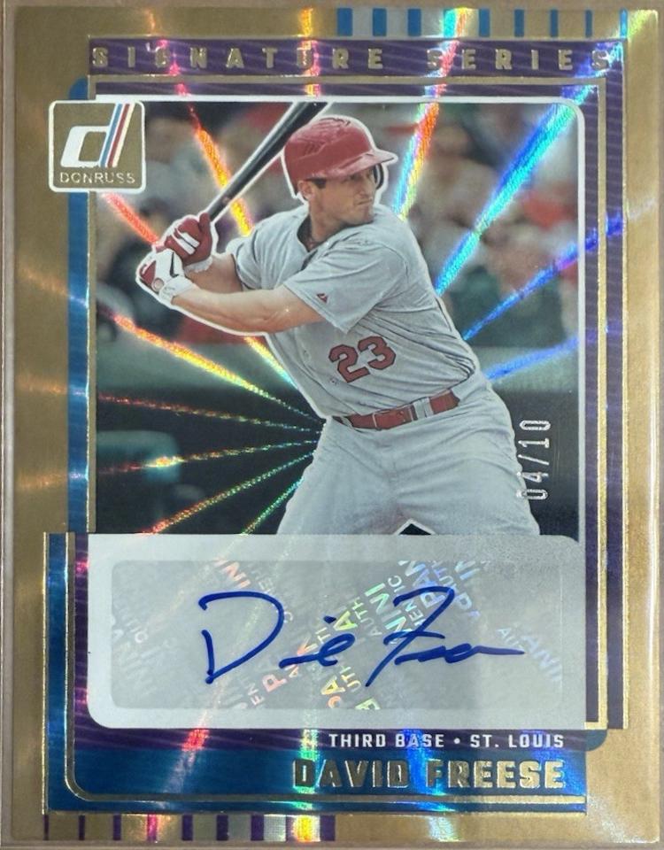 David Freese [Gold Laser] #SG-DFR