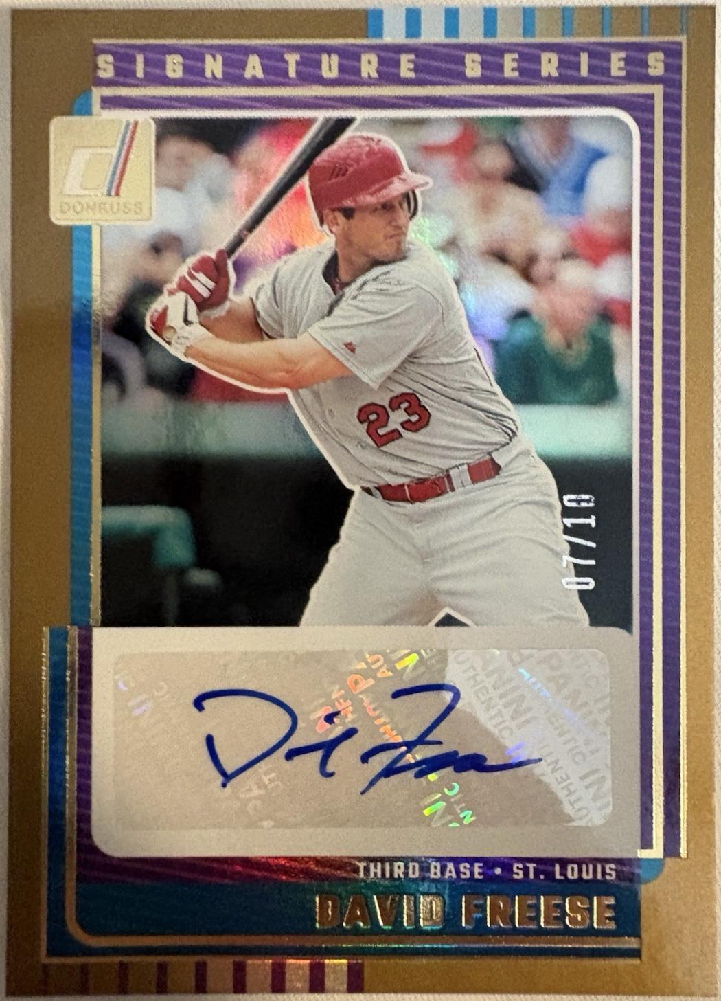 David Freese [Gold] #SG-DFR