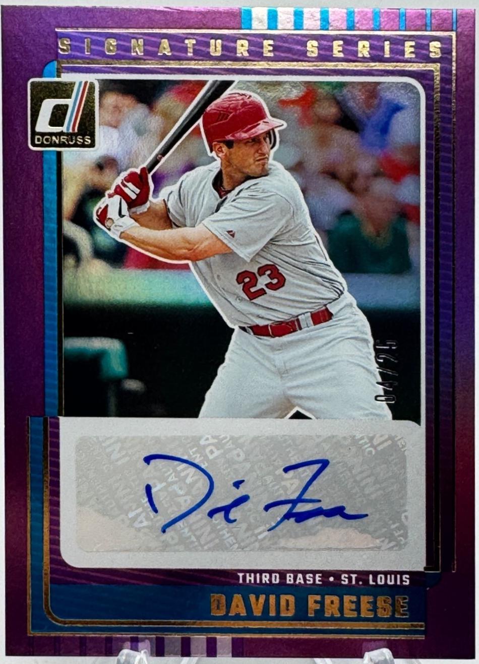 David Freese [Purple] #SG-DFR
