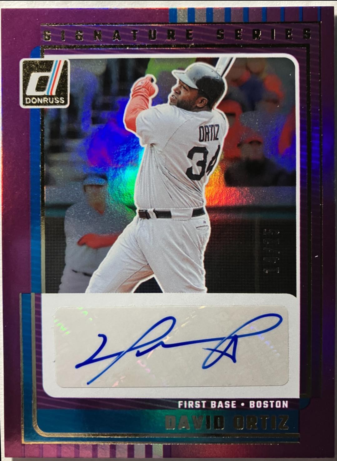 David Ortiz [Purple] #SG-DOR