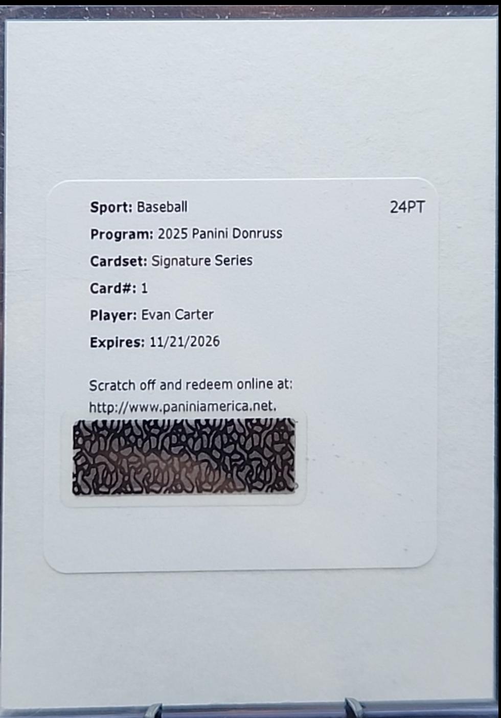 Evan Carter #SG-ECT