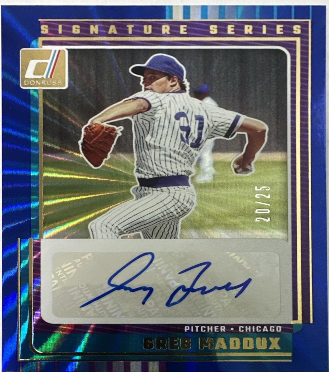 Greg Maddux [Blue Laser] #SG-GMX