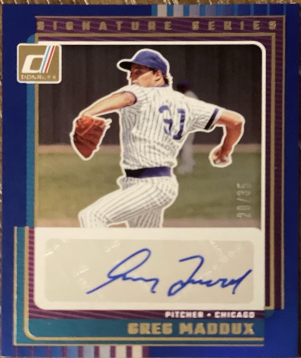 Greg Maddux [Blue] #SG-GMX