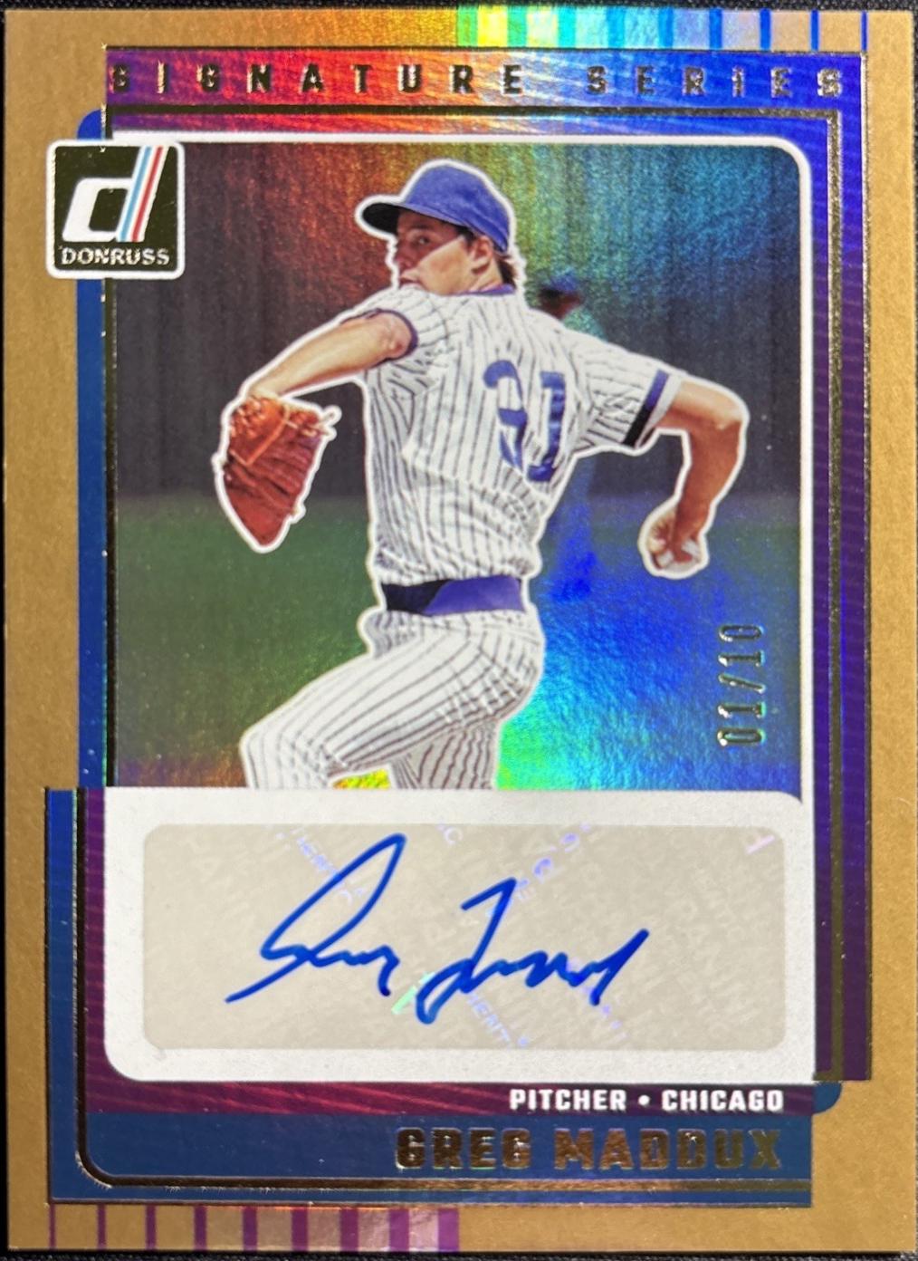 Greg Maddux [Gold] #SG-GMX