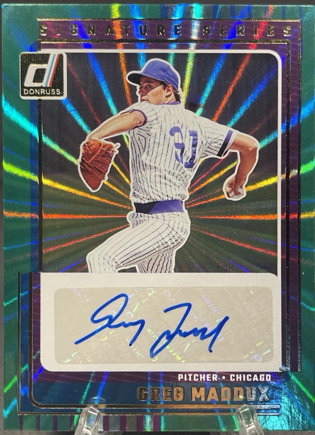 Greg Maddux [Green Laser] #SG-GMX