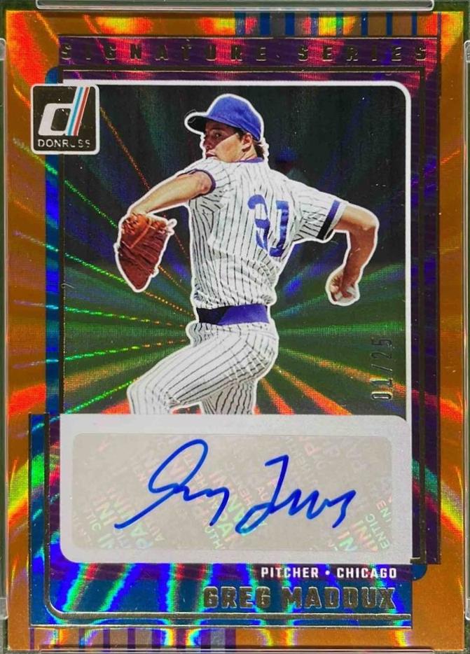 Greg Maddux [Orange Laser] #SG-GMX