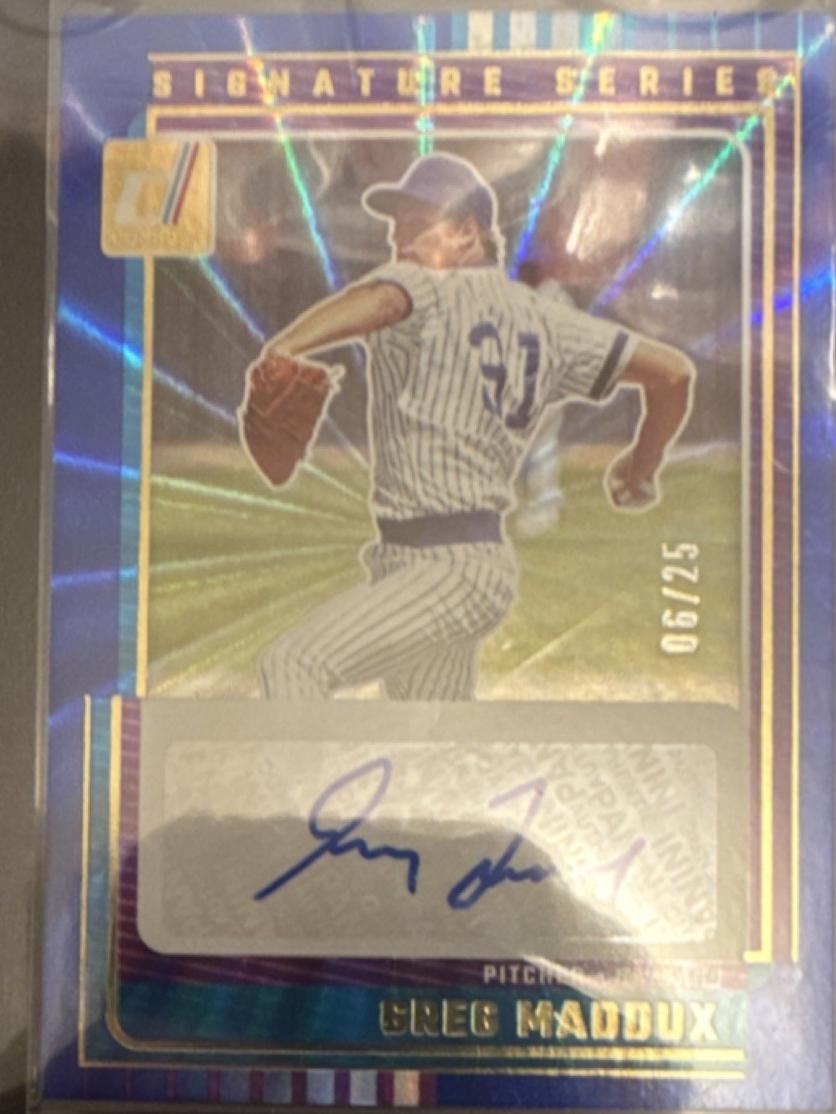 Greg Maddux [Purple] #SG-GMX
