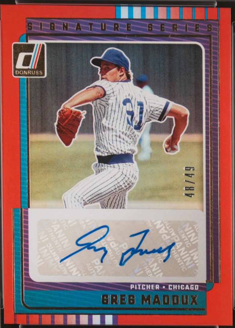 Greg Maddux [Red] #SG-GMX