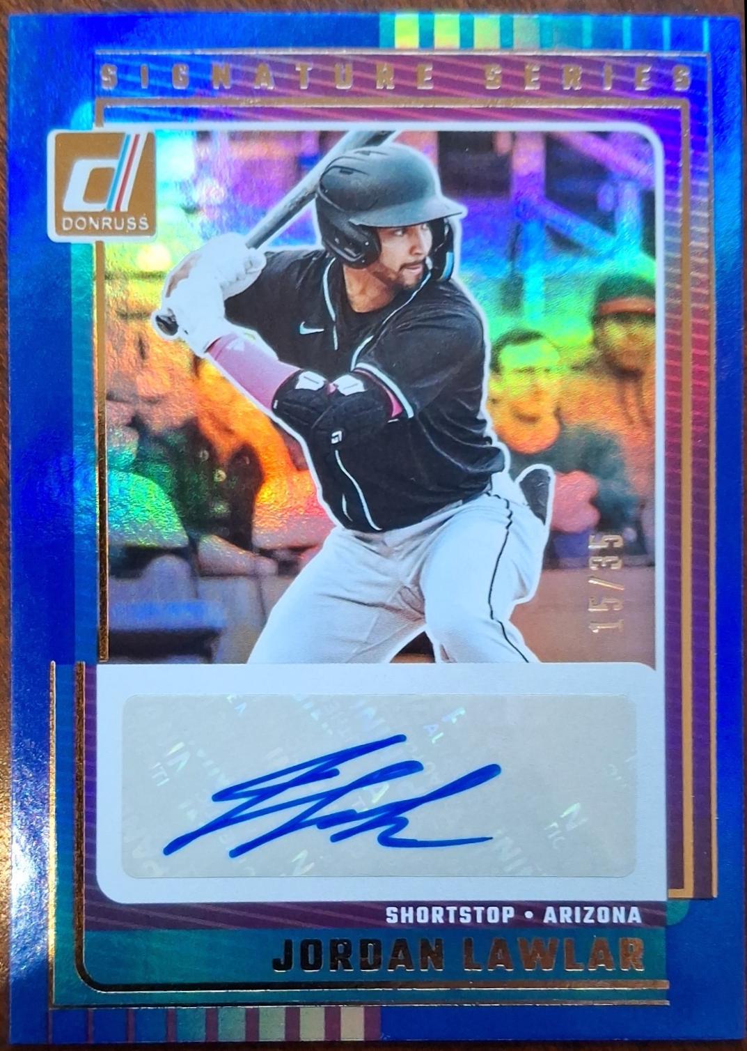 Jordan Lawlar [Blue] #SG-JLW