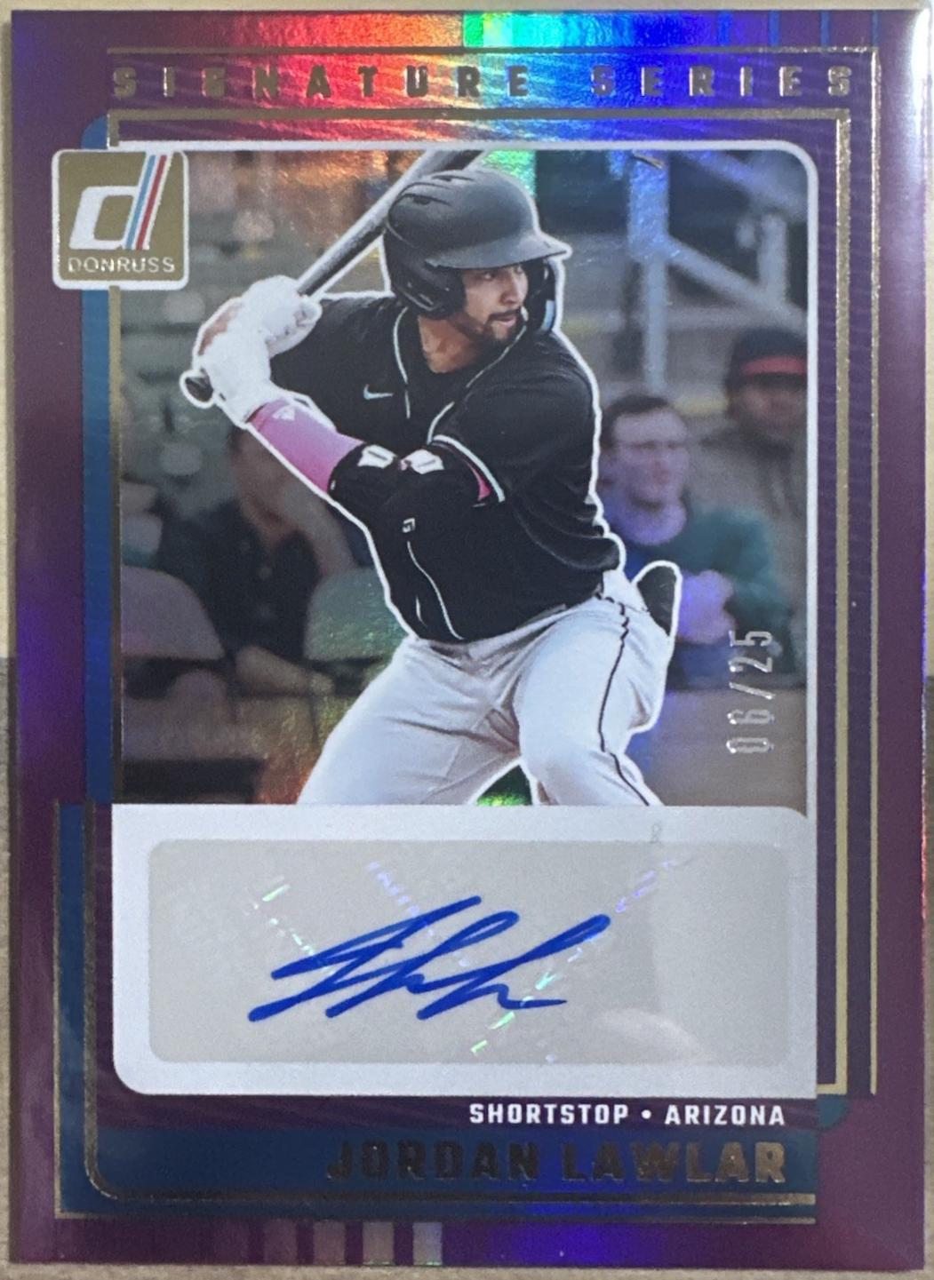 Jordan Lawlar [Purple] #SG-JLW