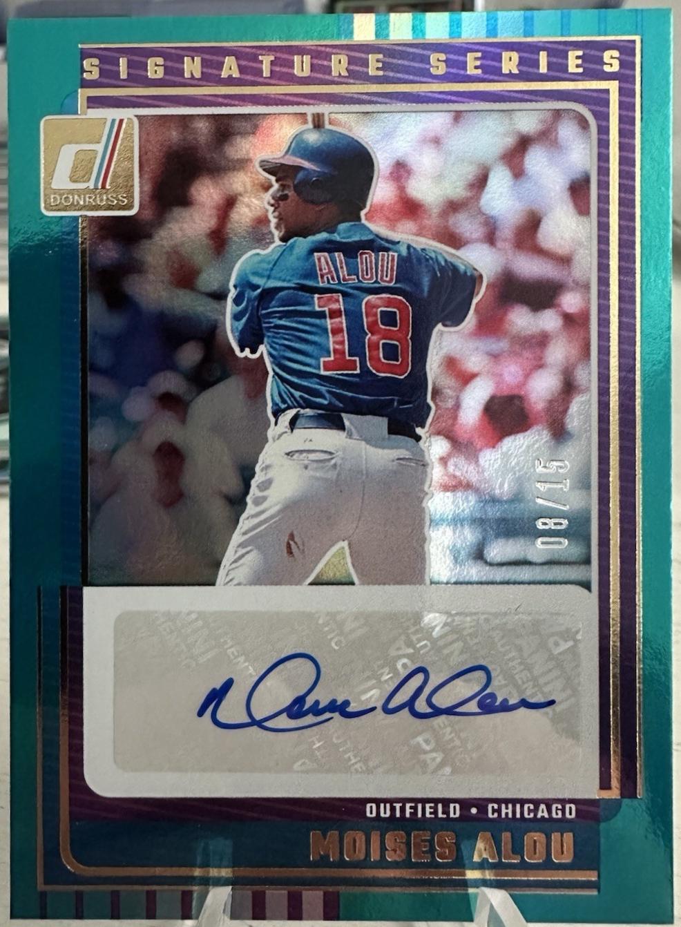 Moises Alou [Teal] #SG-MAL