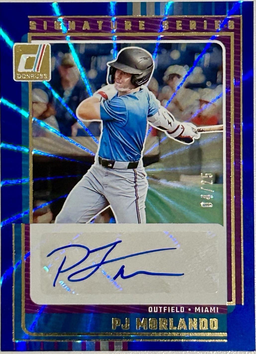 PJ Morlando [Blue Laser] #SG-PJM