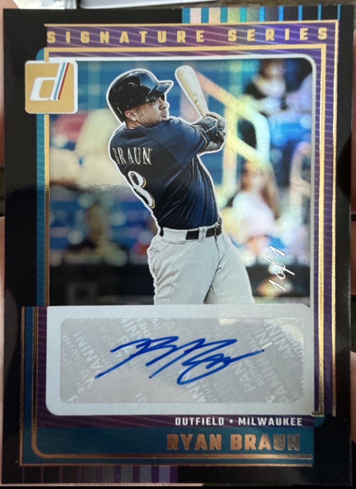 Ryan Braun [Black] #SG-RBR