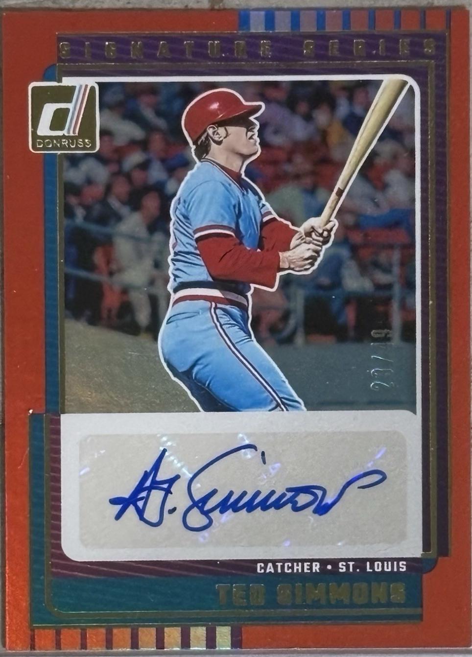 Ted Simmons [Red] #SG-TSM