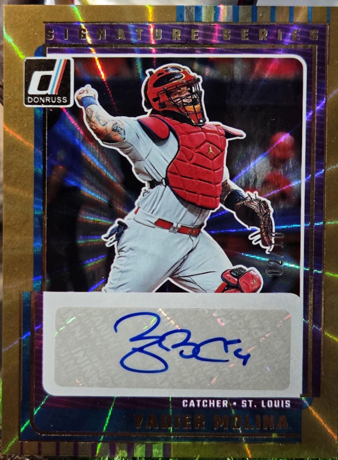 Yadier Molina [Gold Laser] #SG-YML