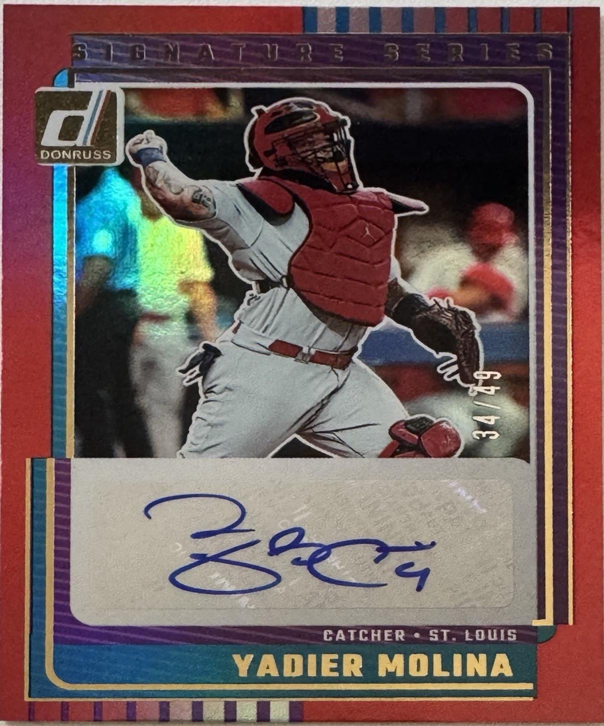 Yadier Molina [Red] #SG-YML