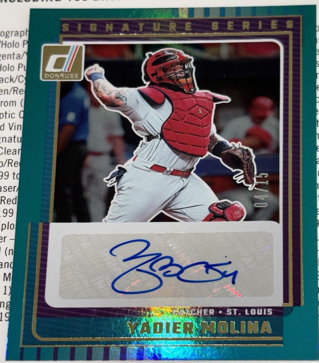 Yadier Molina [Teal] #SG-YML