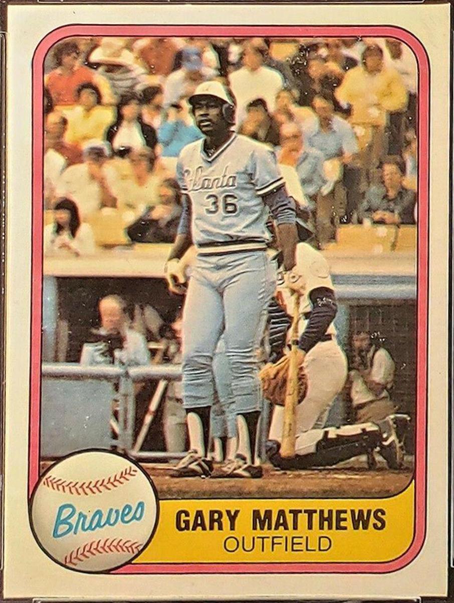Gary Matthews [Small Finger on Back] #251