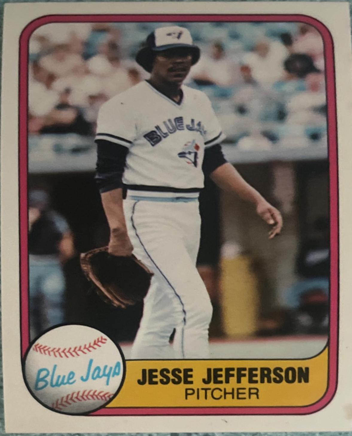 Jesse Jefferson [Blue Jays on Back] #419