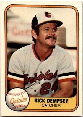 Rick Dempsey [Small Finger on Front] #177