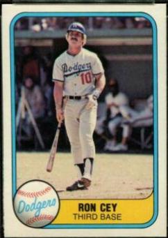 Ron Cey [No Finger on Back] #126