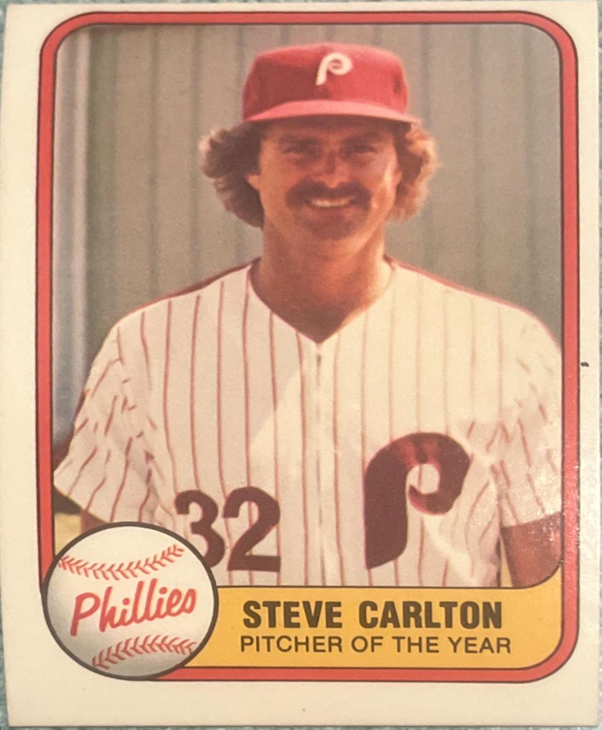 Steve Carlton [P. O. Y. 1066 on Back] #6