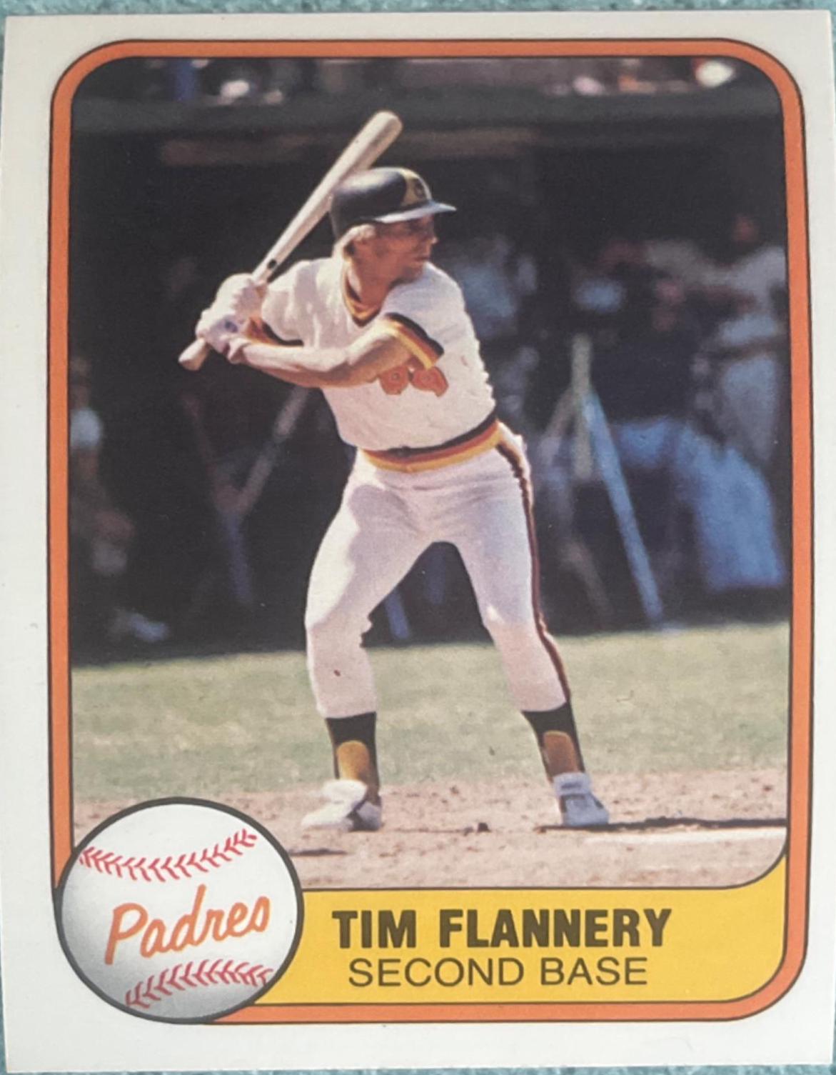 Tim Flannery [Photo Reversed, Batting Righty] #493