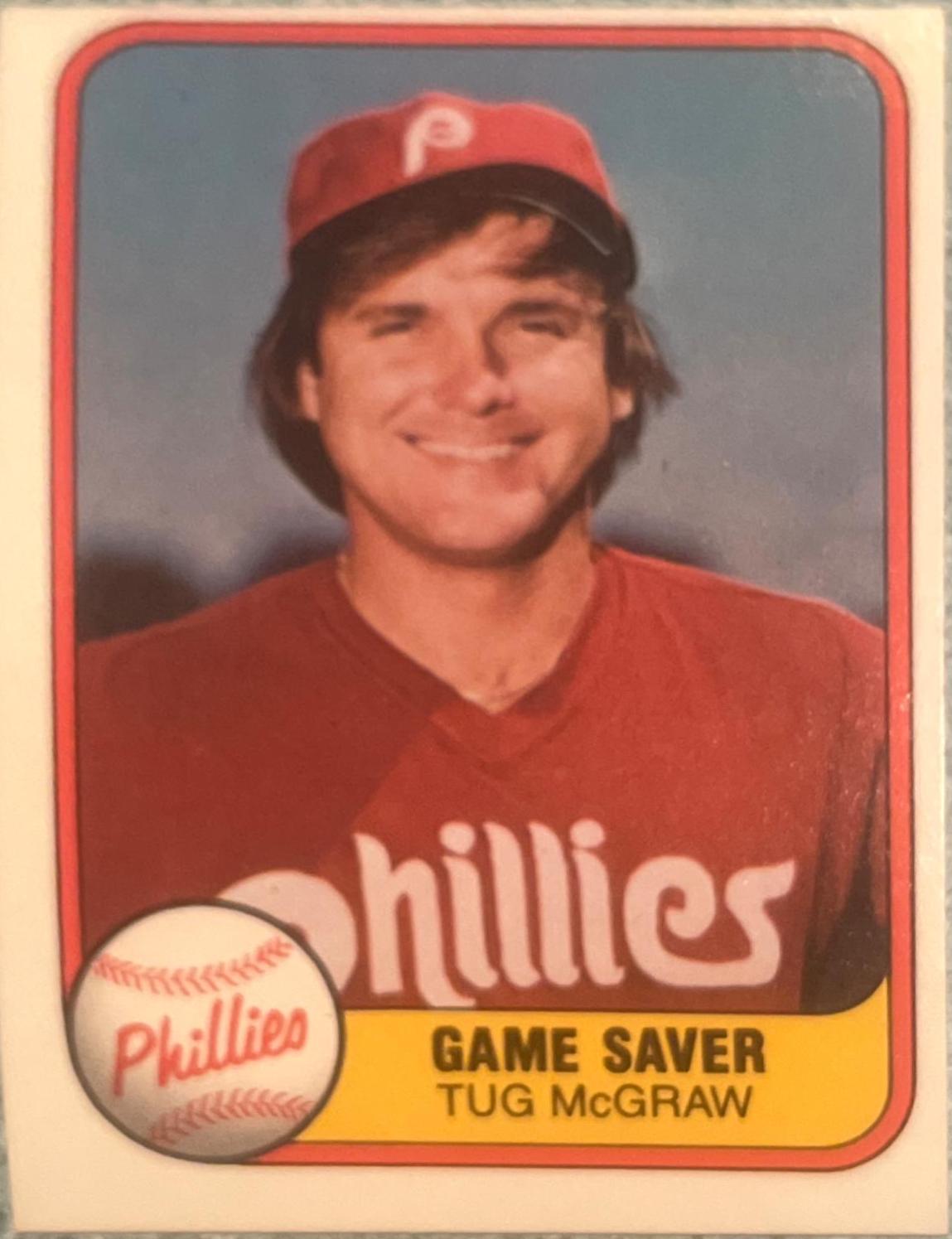 Tug McGraw [Game Saver on Front] #7