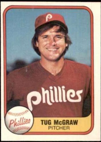 Tug McGraw [Pitcher on Front] #7