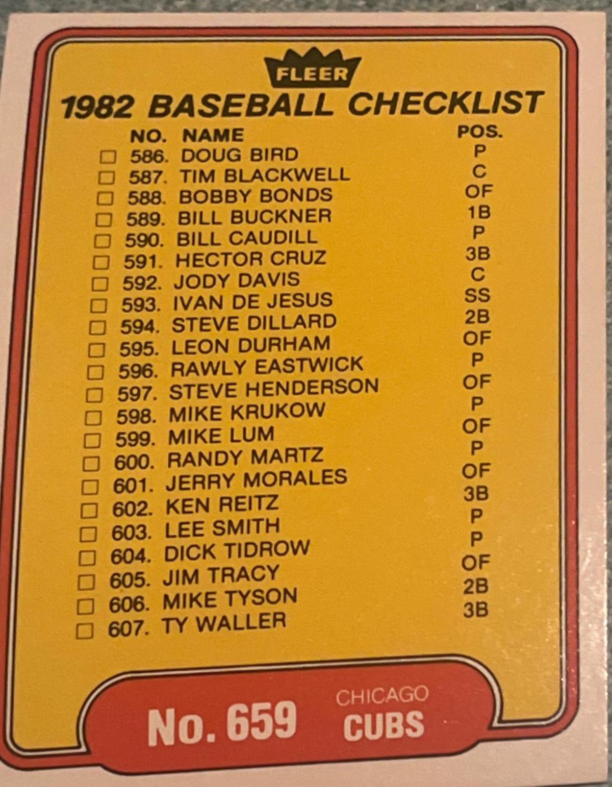 Checklist 586-627 #659