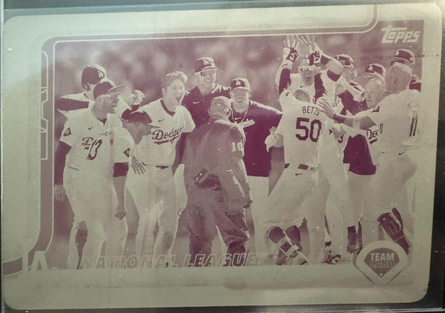 Los Angeles Dodgers [Printing Plate] #302