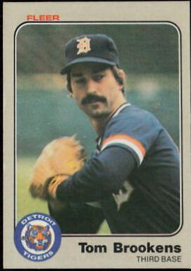 Tom Brookens [1/4 Brown Box on Card Back] #327