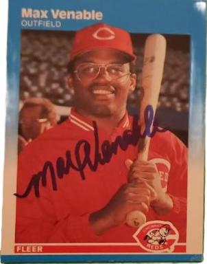 Max Venable [Hand Signed Auto] #216