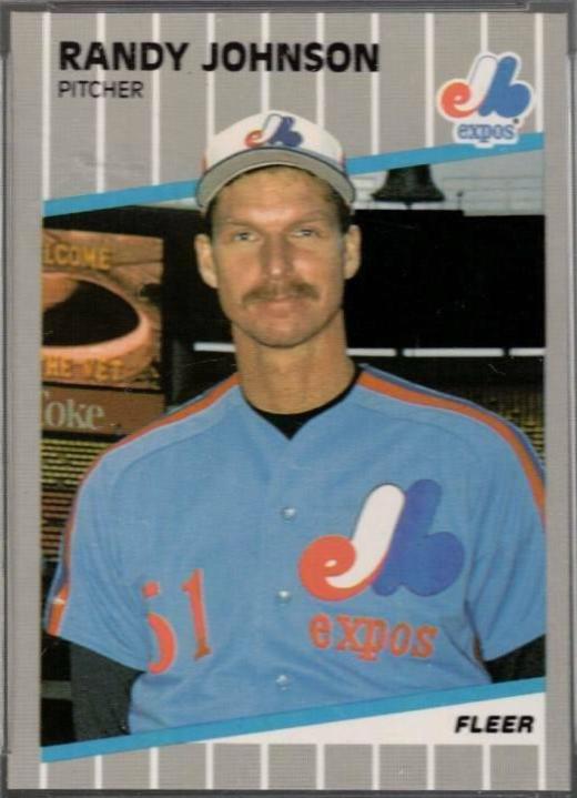 Randy Johnson [Ad Completely Blacked Out] #381