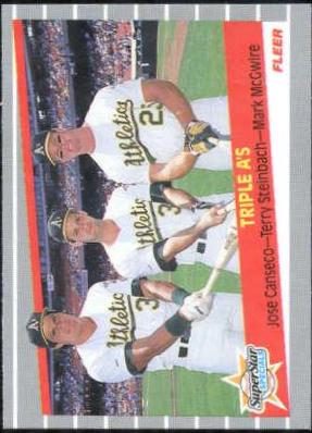 Triple A's [Canseco, Steinbach, McGwire] #634